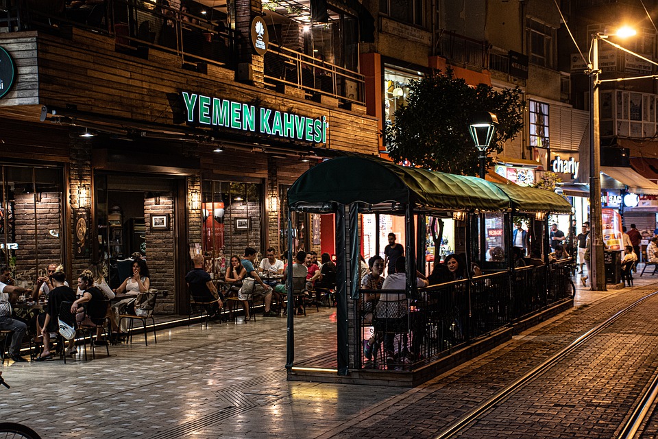 Het nieuwe centrum van de stad Antalya in Turkije